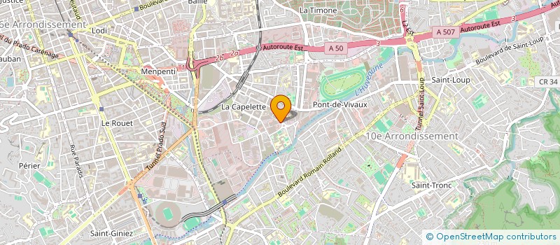 localisation de l'entreprise LIRISCOM  MARSEILLE