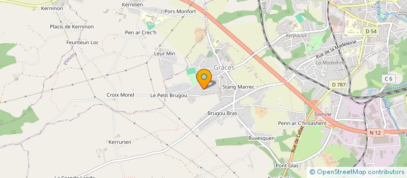 localisation de l'entreprise LIROAM  GRACES