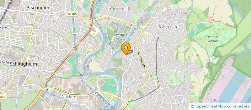 localisation de l'entreprise LIRON  STRASBOURG