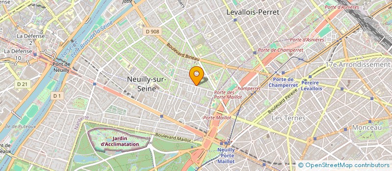 localisation de l'entreprise LIRONE à NEUILLY-SUR-SEINE