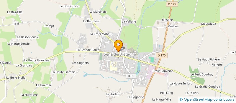 localisation de l'entreprise LIROVI à SENS-DE-BRETAGNE