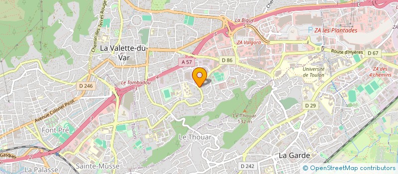 localisation de l'entreprise LIRYC  LA VALETTE-DU-VAR