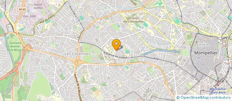 localisation de l'entreprise LIS à MONTPELLIER