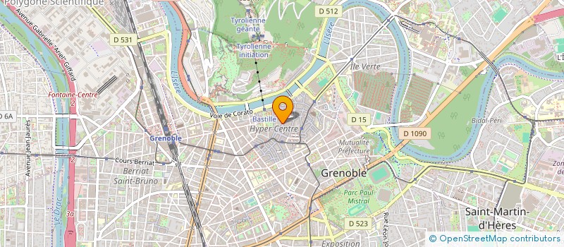 localisation de l'entreprise LIS & DANEAU ARCHITECTES à GRENOBLE