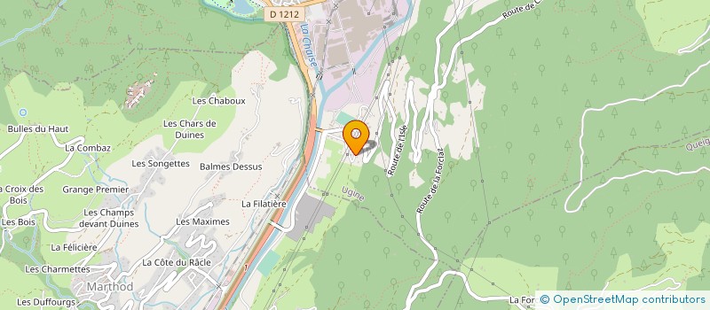 localisation de l'entreprise LIS ENTREPRISE à UGINE