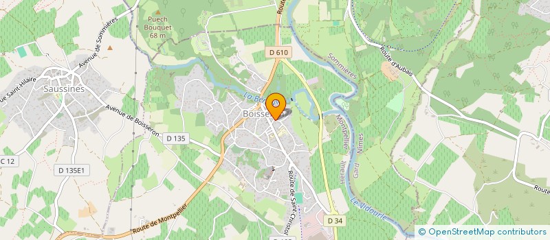 localisation de l'entreprise LIS ESCOUTAIRE  BOISSERON