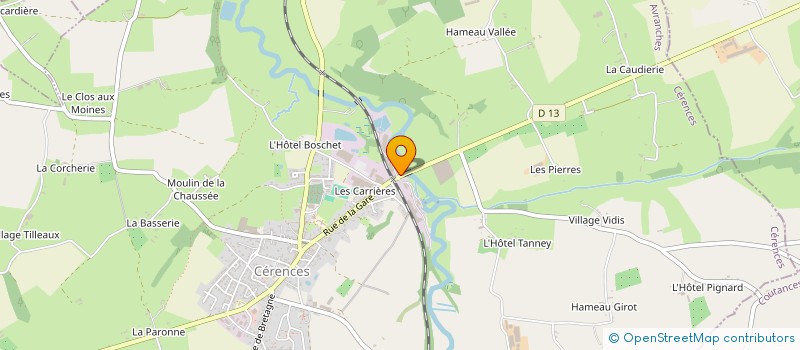 localisation de l'entreprise LIS FRANCE  CERENCES