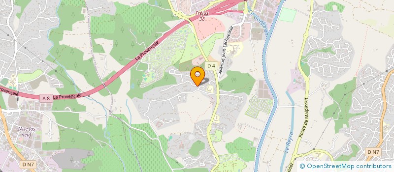 localisation de l'entreprise LIS MARTAGON à FREJUS