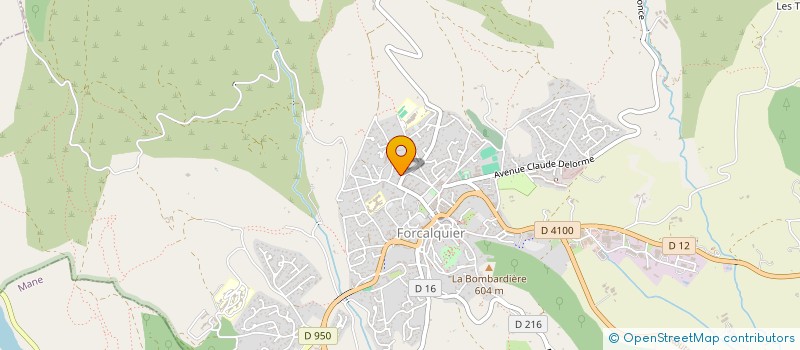 localisation de l'entreprise LIS OUSTALET  FORCALQUIER