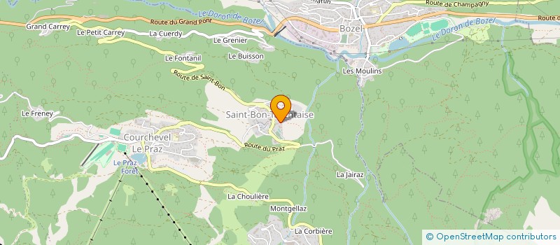 localisation de l'entreprise LIS PROPERTIES à COURCHEVEL