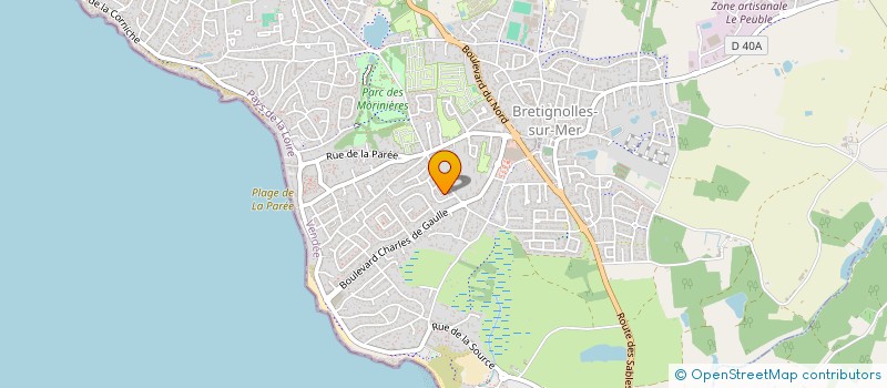 localisation de l'entreprise LIS&RATURES  BRETIGNOLLES-SUR-MER