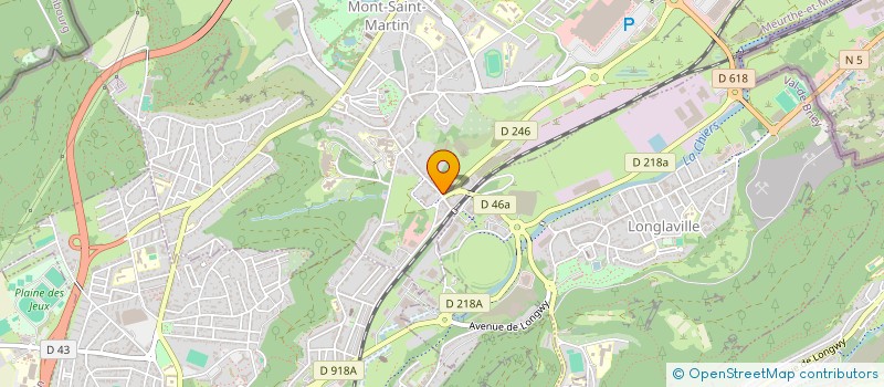 localisation de l'entreprise LIS SOUDURE ET CHARPENTE  MONT-SAINT-MARTIN