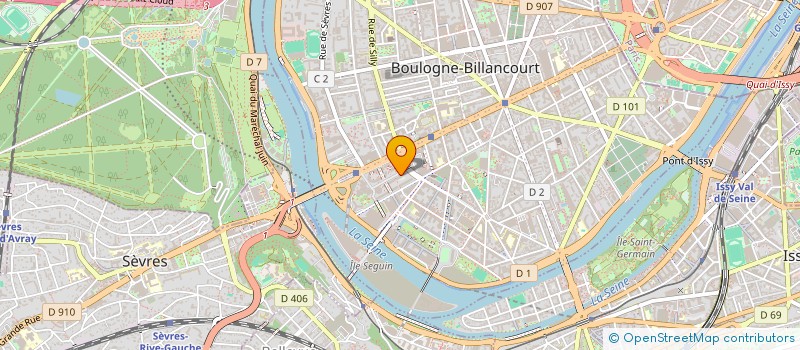 localisation de l'entreprise LIS THES RATURES à BOULOGNE-BILLANCOURT