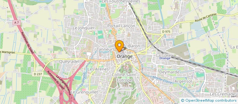 localisation de l'entreprise LISA  ORANGE