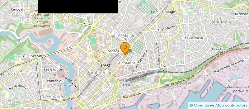 localisation de l'entreprise LISA à BREST
