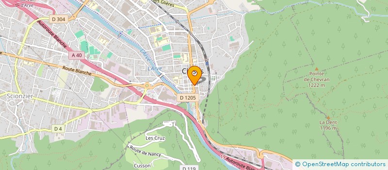 localisation de l'entreprise LISA  CLUSES