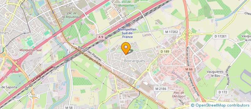 localisation de l'entreprise LISA à LATTES