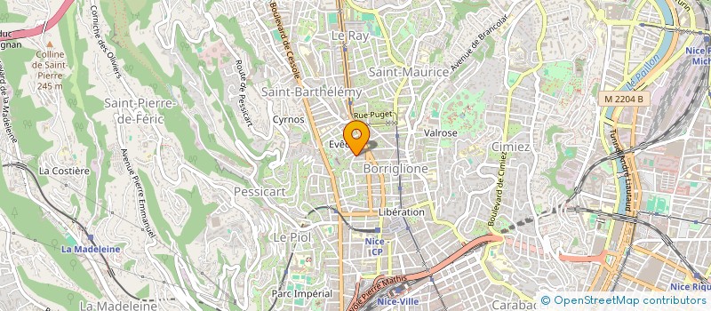 localisation de l'entreprise LISA à NICE