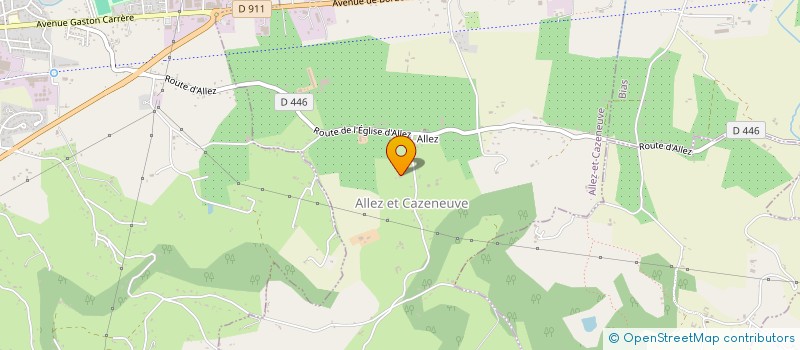 localisation de l'entreprise LISA  ALLEZ-ET-CAZENEUVE