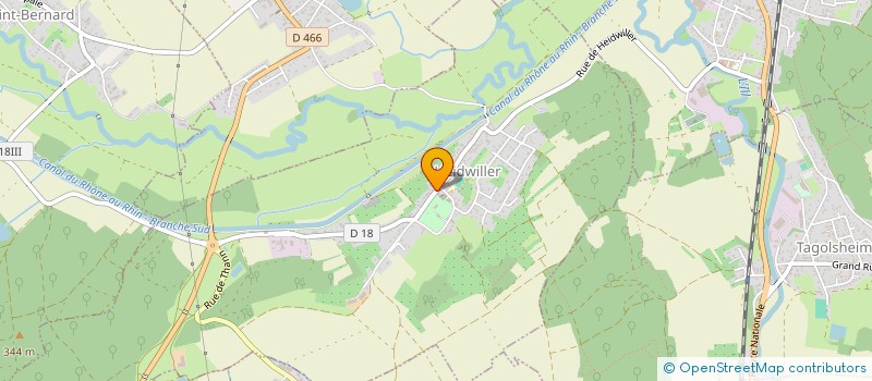 localisation de l'entreprise LISA  HEIDWILLER