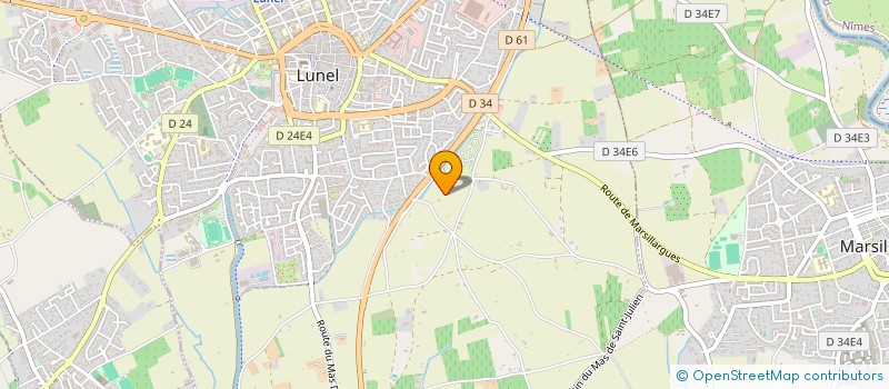 localisation de l'entreprise LISA  LUNEL