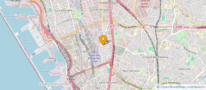 localisation de l'entreprise LISA à MARSEILLE