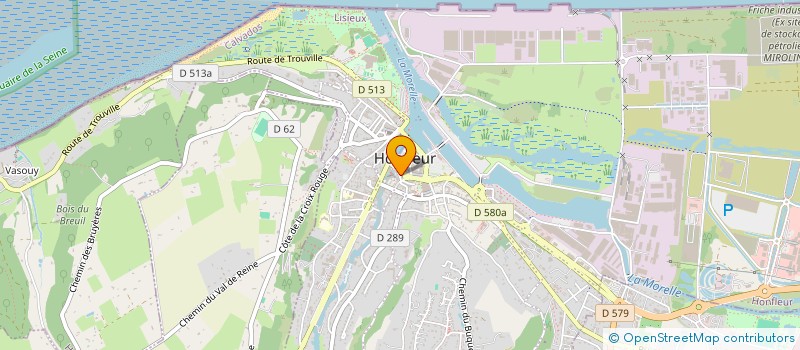 localisation de l'entreprise LISA à HONFLEUR