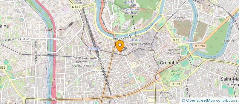 localisation de l'entreprise LISA à GRENOBLE