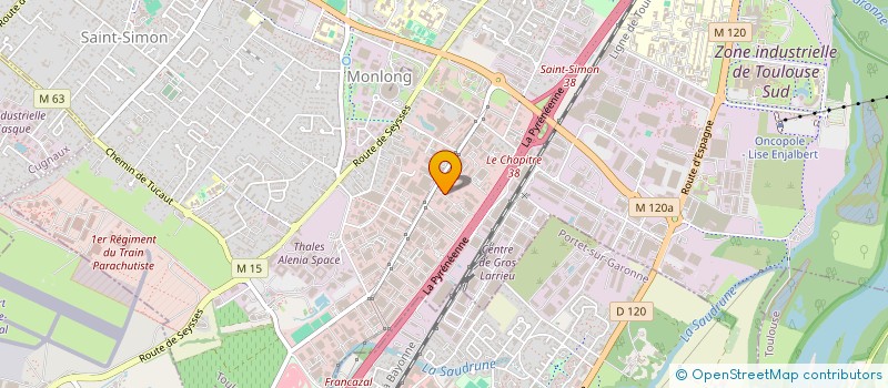 localisation de l'entreprise LISA à TOULOUSE