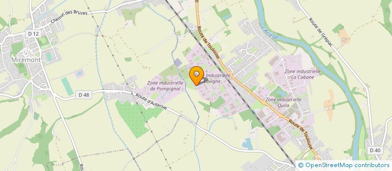 localisation de l'entreprise LISA à AUTERIVE