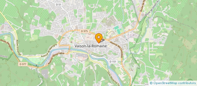 localisation de l'entreprise LISA à VAISON-LA-ROMAINE
