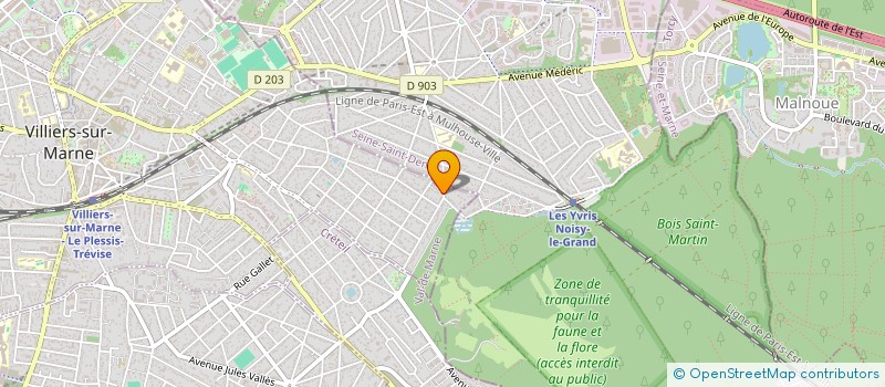 localisation de l'entreprise LISA B PRO à VILLIERS-SUR-MARNE