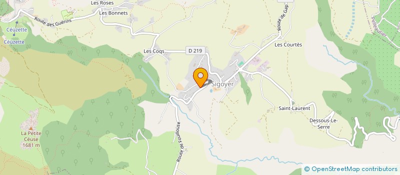 localisation de l'entreprise LISA CELESTE  SIGOYER