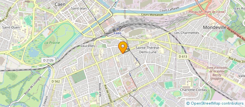 localisation de l'entreprise LISA & CO  CAEN