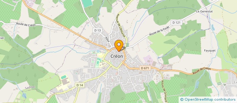 localisation de l'entreprise LISA DE BORDE à CREON