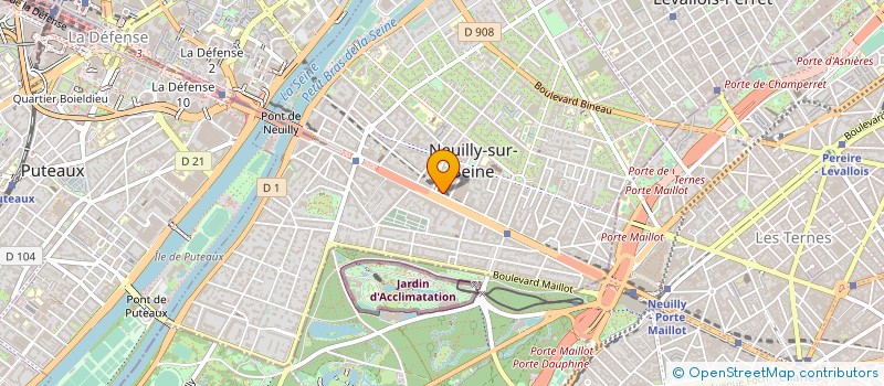 localisation de l'entreprise LISA DESIGN à NEUILLY-SUR-SEINE