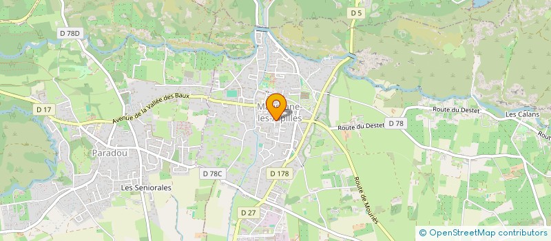 localisation de l'entreprise LISA KESSEL DESIGN  MAUSSANE-LES-ALPILLES