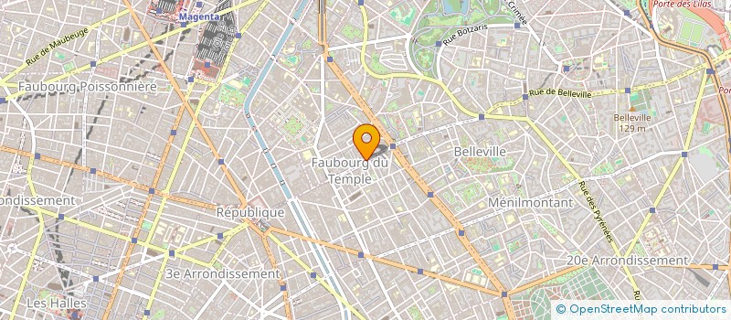 localisation de l'entreprise LISA MODE PARIS  PARIS