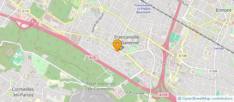 localisation de l'entreprise LISA PRESSING  FRANCONVILLE