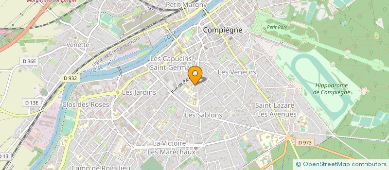 localisation de l'entreprise LISA T DIFFUSION à COMPIEGNE