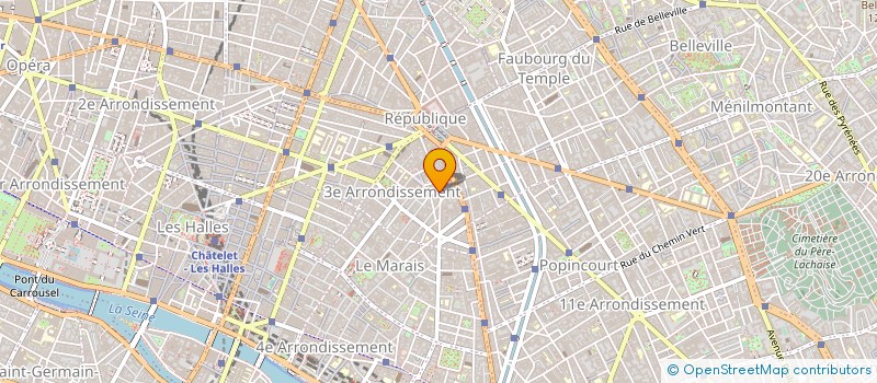 localisation de l'entreprise LISAA à PARIS