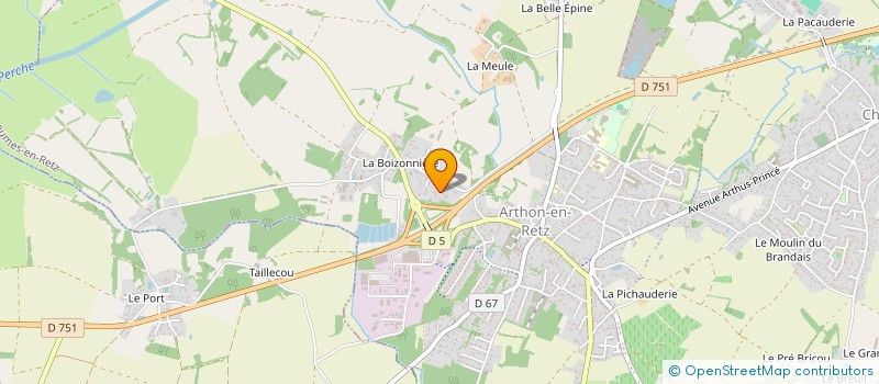 localisation de l'entreprise LISABEL  CHAUMES-EN-RETZ