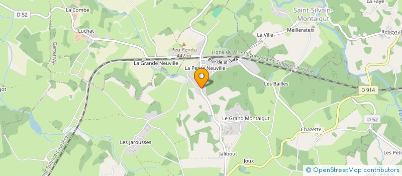 localisation de l'entreprise LISABONNE à MONTAIGUT-LE-BLANC