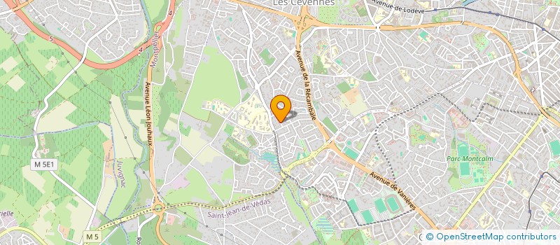 localisation de l'entreprise LISADAN à MONTPELLIER