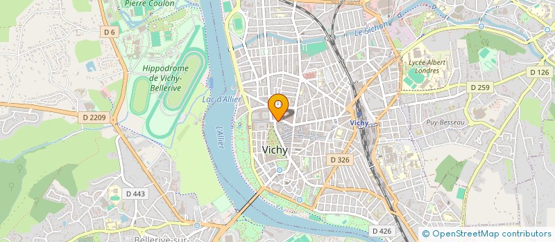 localisation de l'entreprise LISAGREG à VICHY