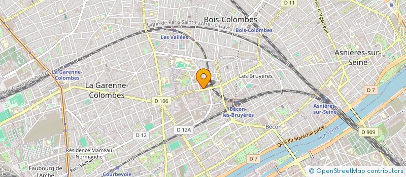 localisation de l'entreprise LISALEX CONSULTING à BOIS-COLOMBES