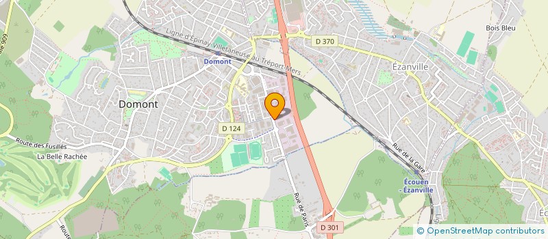 localisation de l'entreprise LISAM FRET  DOMONT