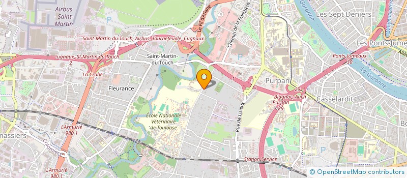 localisation de l'entreprise LISAMA à TOULOUSE