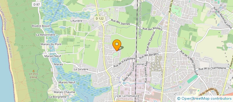 localisation de l'entreprise LISAMABE à LES SABLES D'OLONNE