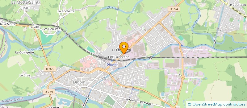 localisation de l'entreprise LISAMBRE  DIGOIN